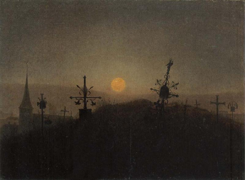  Cemetery in the Moonlight